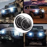 2 FARI LED 7" POLLICI H4 PER DEFENDER JEEP WRANGLE