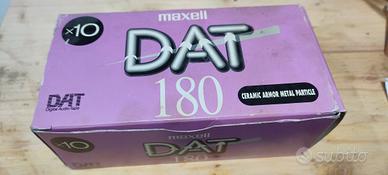 Nastri a cassetta DAT Maxell 180 Nuove sigillate !