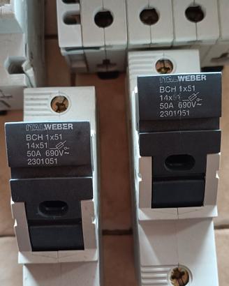 ITALWEBER
BCH 1x51 14x51 50A 690V Portafusibile