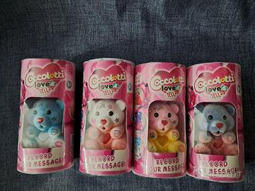 QUATTRO NUOVI COCCOLOTTI LOVE TELLE  COLORI DIVERS