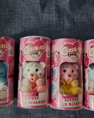 QUATTRO NUOVI COCCOLOTTI LOVE TELLE  COLORI DIVERS