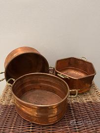 Pentole ornamentali in rame