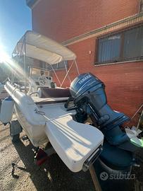 Barca con yamaha 40/60 con carrello