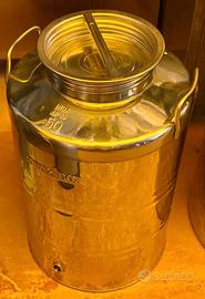 🛢️ BIDONE IN ACCIAIO INOX 18/10 AISI304 ✨