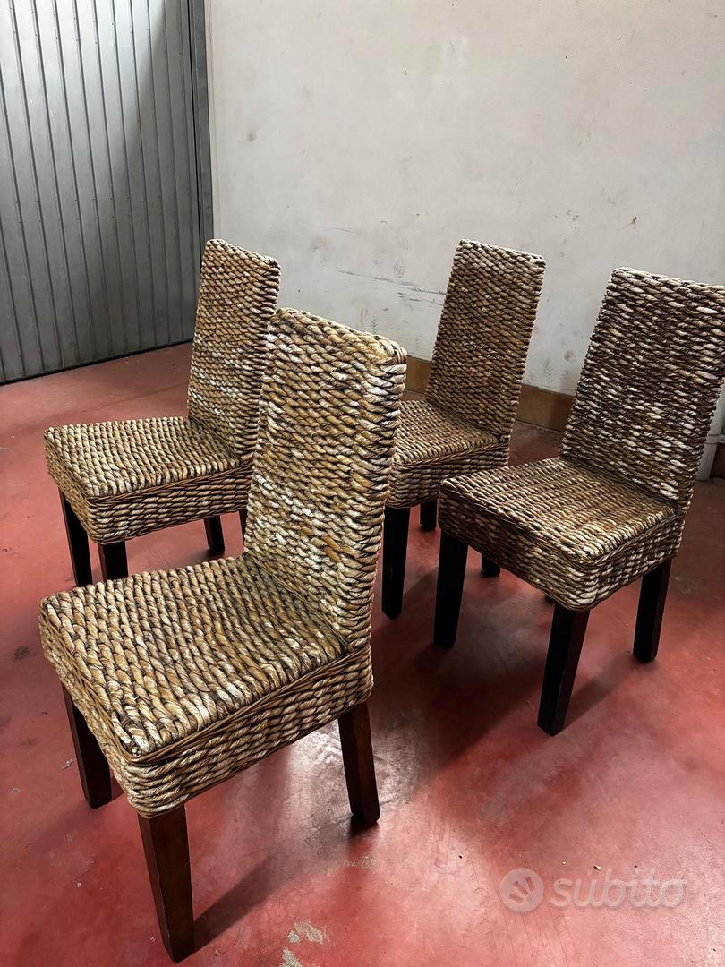 sedie in banano intrecciato Arredamento e Casalinghi In