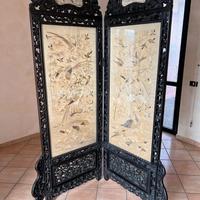 Paravento cinese pieghevole