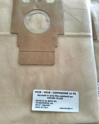 Sacchetti aspirapolvere Hoover telios
