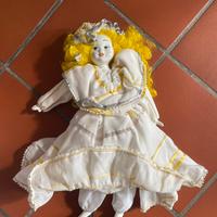 Bambola porcellana - stile vittoriano anni 80 / 90