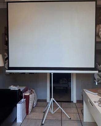 HOMCOM Telo Proiettore da 100 Pollici 4K HD Forma