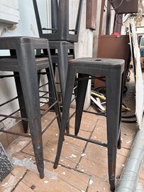 Sgabelli in ferro