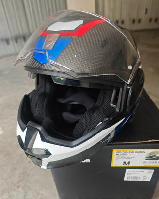 casco scorpion exo tech carbon + interfono 
