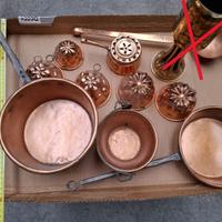 Pentole e oggetti in rame