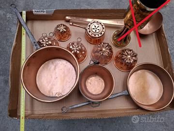 Pentole e oggetti in rame