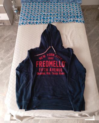 Felpa con cappuccio Fred Mello taglia XL