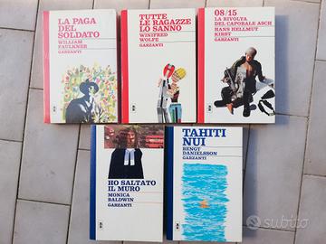 Collana di libri di Garzanti, vendibili singolarme