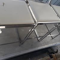 sgabelli da bar con struttura in acciaio