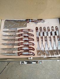 set coltelli+ posate per carne
