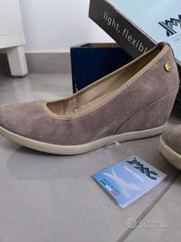 Décolleté ballerina  scamosciato beige num.37-38