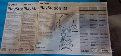 Playstation SCPH  7502 solo manuali