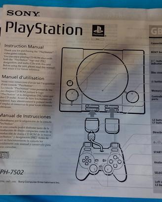 Playstation SCPH  7502 solo manuali