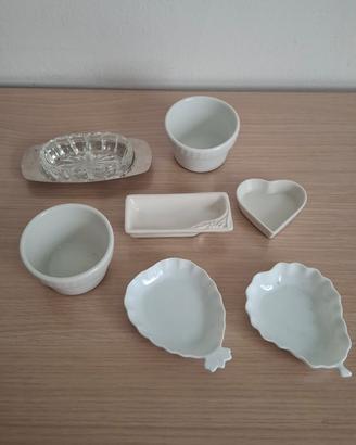 Set di piccole pirofile e ciotoline vintage
