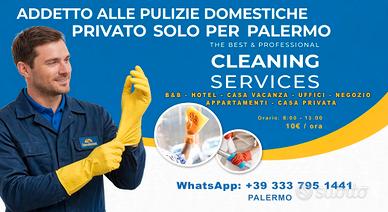 addetto alle pulizie e domestiche 