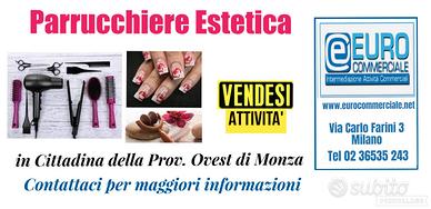 435/25 PARRUCCHIERE ESTETICA mq 150 zona Monza