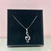 Collana con chiave di violino