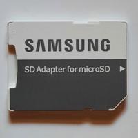 adattatore Samsung schede SD microSD con custodia 