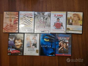 9 film DVD di cui molti nemmeno aperti