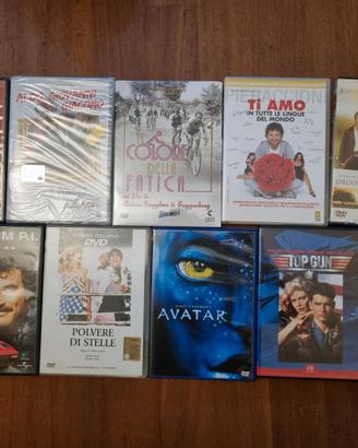 9 film DVD di cui molti nemmeno aperti