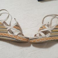 sandali donna cafe noir 38 vera pelle