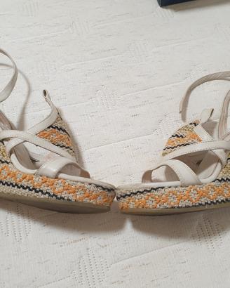 sandali donna cafe noir 38 vera pelle