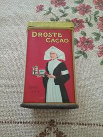 Scatola latta vintage Droste's Cacao - Haarlem - Collezionismo In