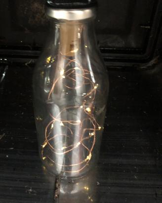 10 Bottiglie luminose • 1 scorta