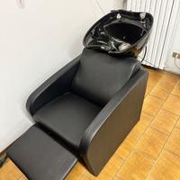 Lavatesta professionale con seduta relax