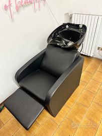 Lavatesta professionale con seduta relax