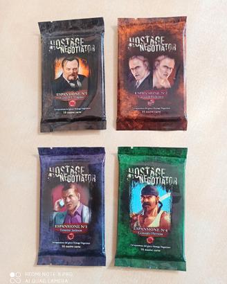 Set 4 espansioni gioco Hostage Negotiator
