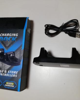 Base ricarica 2 joystick PS4 - NUOVO