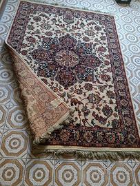 tappeto usato riproduzione antico disegno persiano