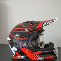 Casco Airoh Terminator Shock Red