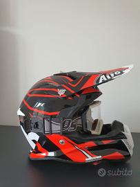 Casco Airoh Terminator Shock Red