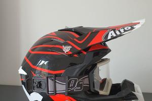 Casco Airoh Terminator Shock Red