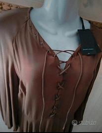 Elisabetta Franchi vestito a simmetrico viscosa 42