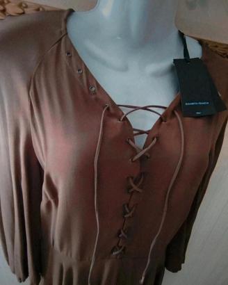 Elisabetta Franchi vestito a simmetrico viscosa 42