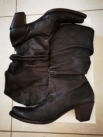 Stivali in pelle testa di moro nr. 41