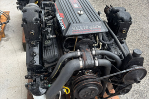 Blocco motore completo Mercruser 5.0 V8 con piede