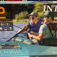Canotto INTEX Seahawk 2 completo nuovo mai usato