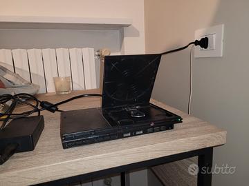 ps2 console e joystick