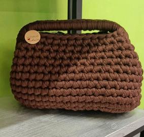 Borse a uncinetto artigianali con clutch